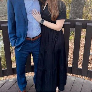 Anthropologie Somerset Dress In Black, Size XS